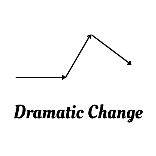 dramatic change