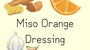 Miso Orange Salad Dressing