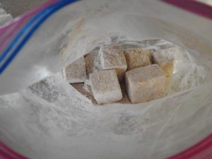 Tofu in bag